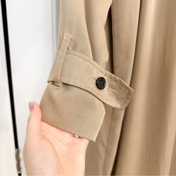 Aritzia Babaton Lawson trench coat size xs beige tan - Picture 7 of 11